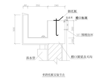拱形屋頂鋼托班(預(yù)埋件)設(shè)計(jì)圖